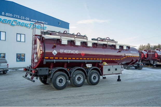 Полуприцеп-цистерна ППЦ 30К-32Л-5Р SEVEREST высота ССУ 1250 мм, дисковые тормоза, рекуперация