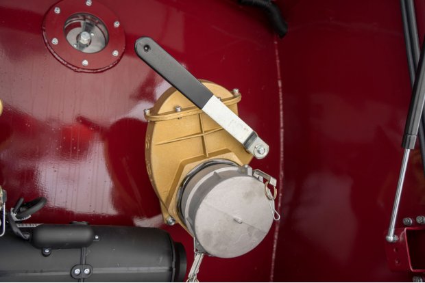 Отвод для заполенения плотной фракции