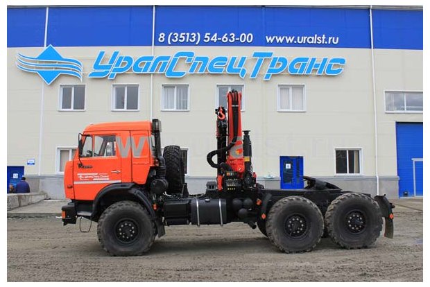 Седельный тягач Камаз с Palfinger РK-18500