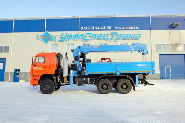 Бортовой автомобиль с КМУ DongYang SS2725LB