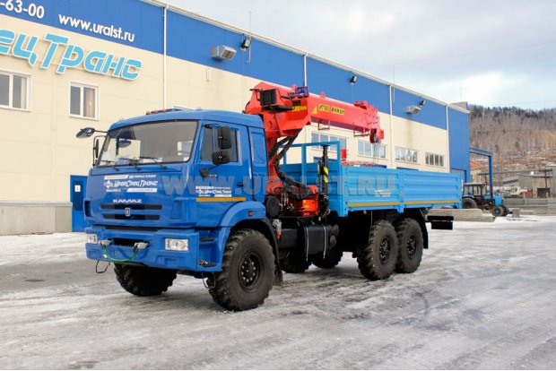 Бортовой Камаз 43118-24 с КМУ ИТ-180