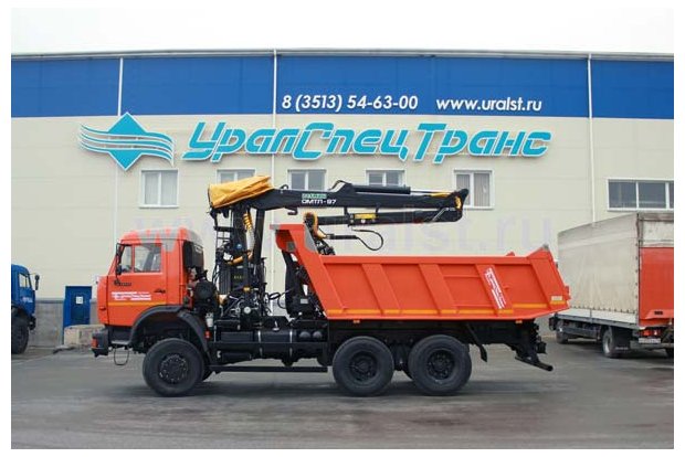 Самосвал Камаз 65111 с ГМ ОМТЛ-97 