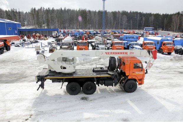 Автокран Челябинец Камаз 43118-46