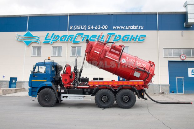 Автоцистерна АКНС-10 на шасси Камаз 43118-3027-46