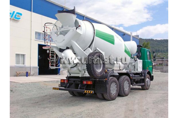 Автобетоносмеситель 9DA на шасси МАЗ 551605
