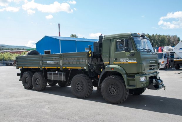 Контейнеровоз Камаз 63501 с бортами