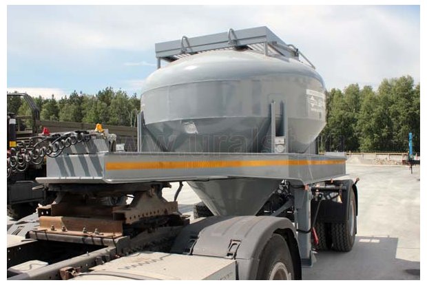 Полуприцеп для алмазосодержащей руды