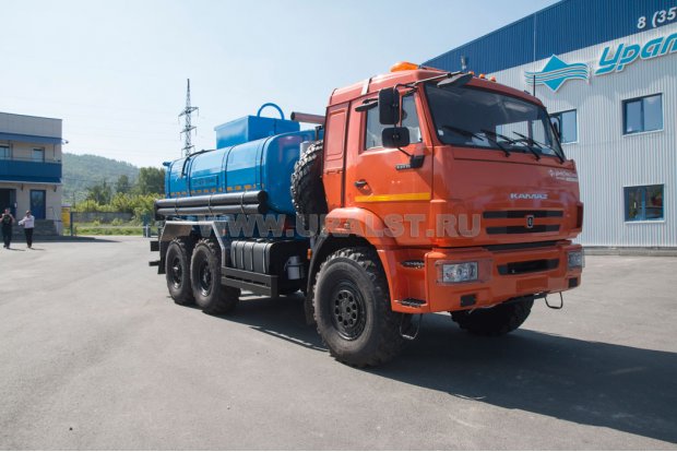Автоцистерна нефтепромысловая АЦН-11 УСТ-5453 на шасси Камаз 43118-46
