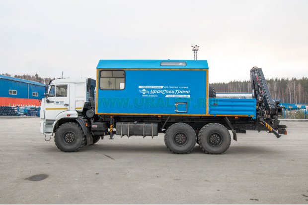 ПАРМ с КМУ HIAB 166В УСТ 5453 Камаз 43118-76RR