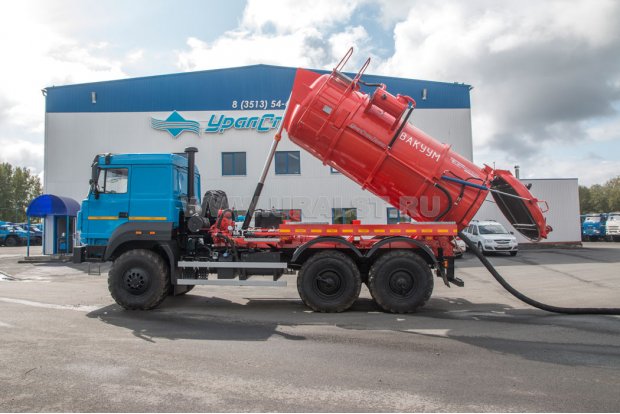 Автоцистерна МВС-10-ОД КО на шасси Урал 5557-80Е5 УСТ-5453