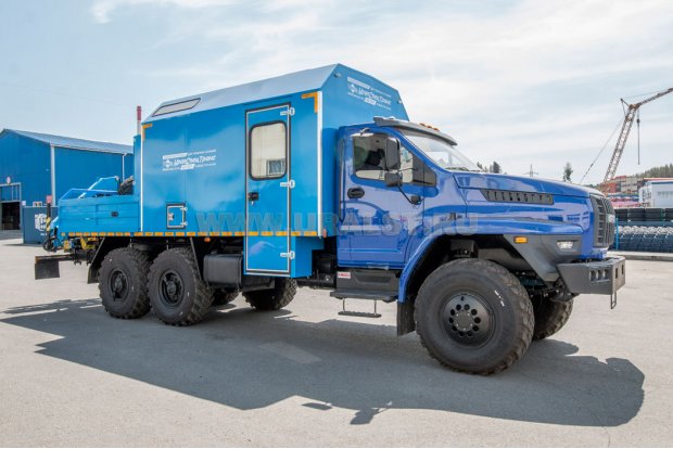 Передвижная авторемонтная мастерская ПАРМ с КМУ ИМ-25 УСТ 5453 Урал-4320-72