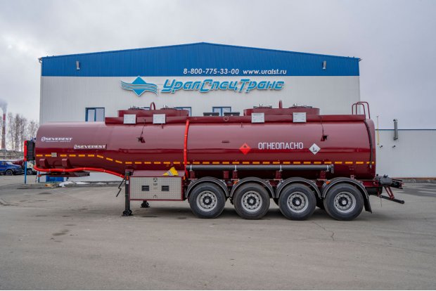 Полуприцеп цистерна для ГСМ ППЦ 32К-42ЛЛ-4 BPW SEVEREST высота ССУ 1150 мм