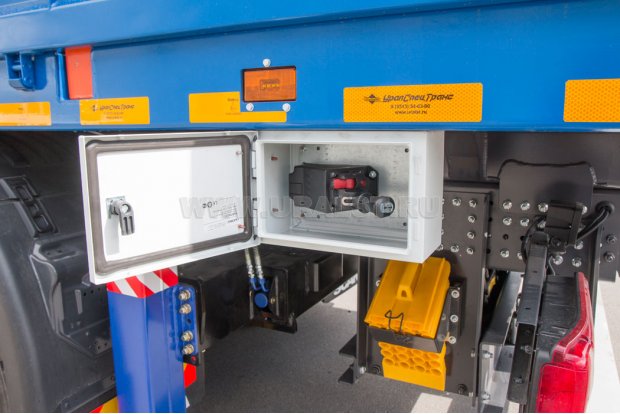 Пуль управления гидравлической лебедкой