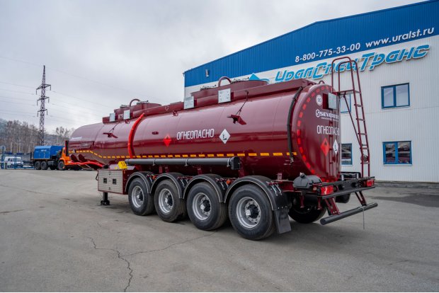 Полуприцеп цистерна для ГСМ ППЦ 32К-42ЛЛ-4 BPW SEVEREST высота ССУ 1150 мм