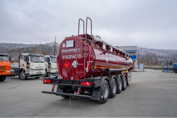 Полуприцеп цистерна для ГСМ ППЦ 32К-42ЛЛ-4 BPW SEVEREST высота ССУ 1150 мм