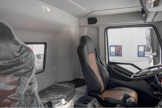 Спальное место в кабине водителя