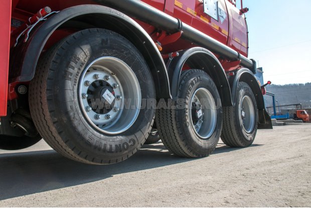 Передняя подъемная ось