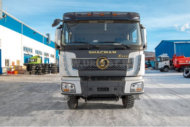  Тягач УСТ 5453 SHACMAN SX32586V385 (6х6), КБ 3775 мм, 315/80R22,5 ДОПОГ, гидрофикация (один контур)