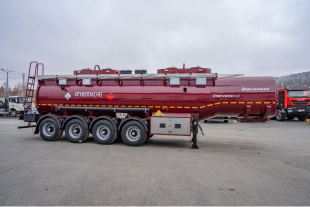 Полуприцеп цистерна для ГСМ ППЦ 32К-42ЛЛ-4 BPW SEVEREST высота ССУ 1150 мм