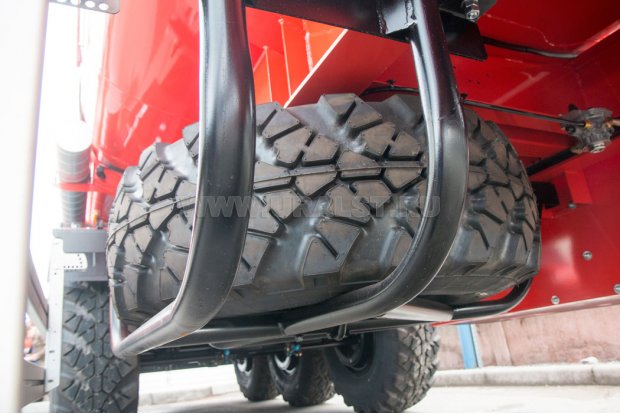 Корзина, запасное колесо