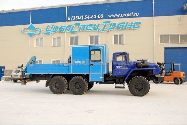 Урал ГПА с краном манипулятором ИМ-25