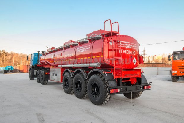 Полуприцеп цистерна ППЦ 26-31-3Н УСТ 9465 рамная, насос, базовая комплектация