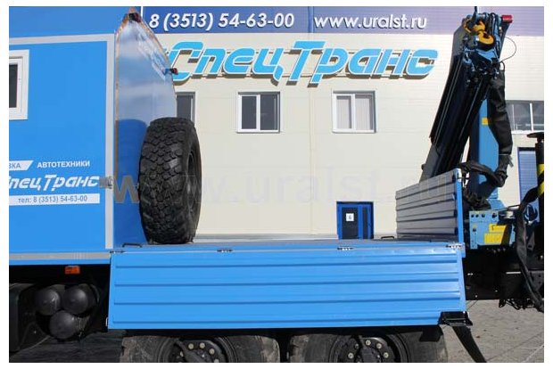 ГПА с КМУ. Бортовая платформа