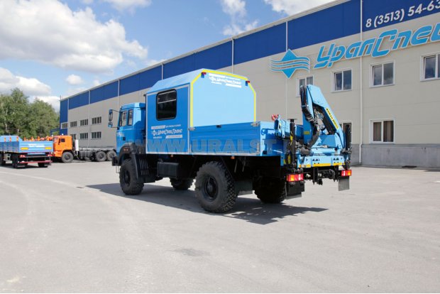 ГПА на шасси Урал 43206-79ПН с КМУ ИМ-55