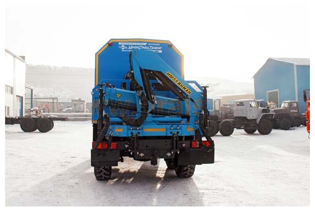 Урал 4320 ГПА с кран манипулятором