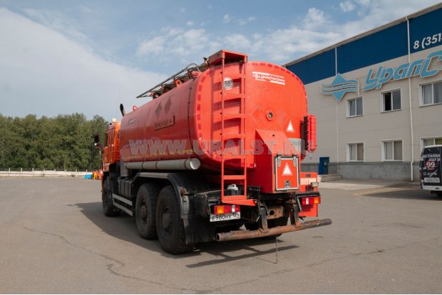 Автоцистерна для нефти АЦН-17Т УСТ 5453 Камаз 65224-53, термос, нерж (б/у)
