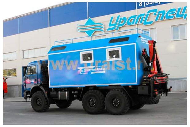 Камаз Лаборатория с КМУ Palfinger PK-8500A