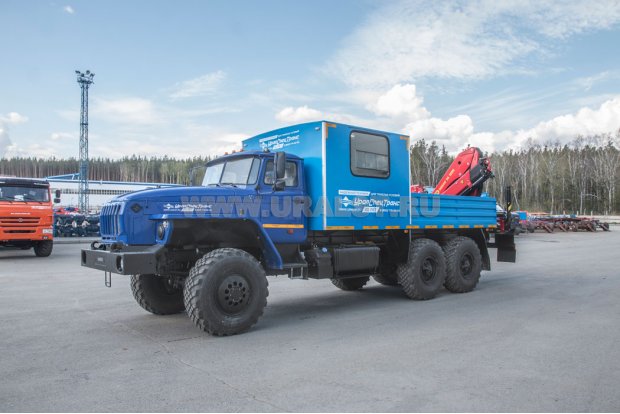 Автобус грузопассажирский ГПА с КМУ ИМ-150N УСТ 5453 Урал 4320-60Е5