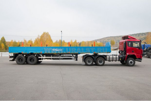 Седельный тягач SHACMAN (ШАКМАН) SX42586V385 + Полуприцеп-контейнеровоз ППК 27-24-12КБ УСТ 94656L