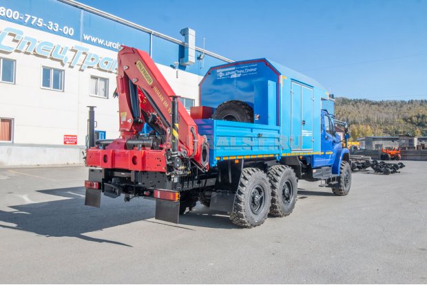 Передвижная мастерская ПАРМ с КМУ ИМ-150N 5453 Урал NEXT 4320-72Е5И06
