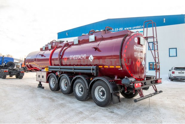 Полуприцеп-цистерна ППЦ 32К-42ЛЛ-4Р SAF SEVEREST высота ССУ 1150 мм рекуперация