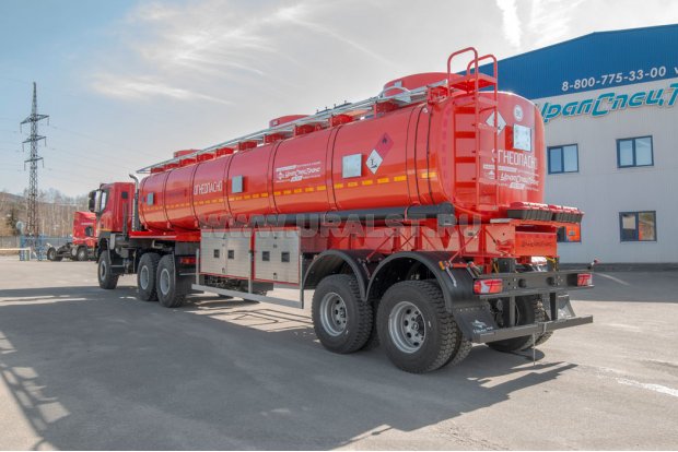 Тягач АМТ N.V. 632910 (6х6) + Полуприцеп цистерна ППЦ 35П-24Д-3