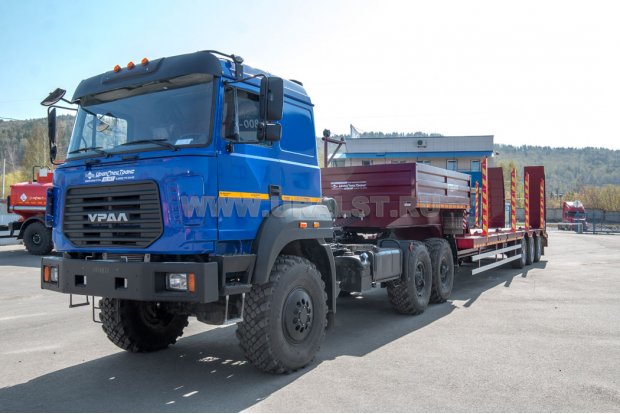 Полуприцеп тяжеловоз ППТ 38-31-11КУ BPW УСТ 9465 механические трапы ССУ 1500