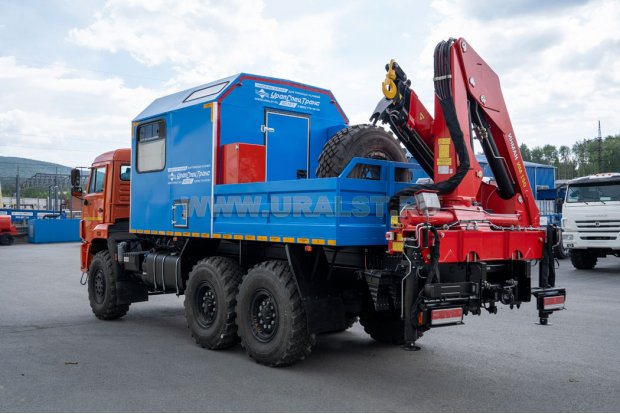 Автофургон АРОК с КМУ ИМ-150 УСТ Камаз 43118