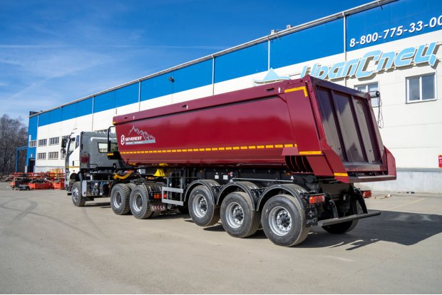 Полуприцеп самосвал ППС 34-32Л BPW SEVEREST высота ССУ 1300 мм оси 12 тн