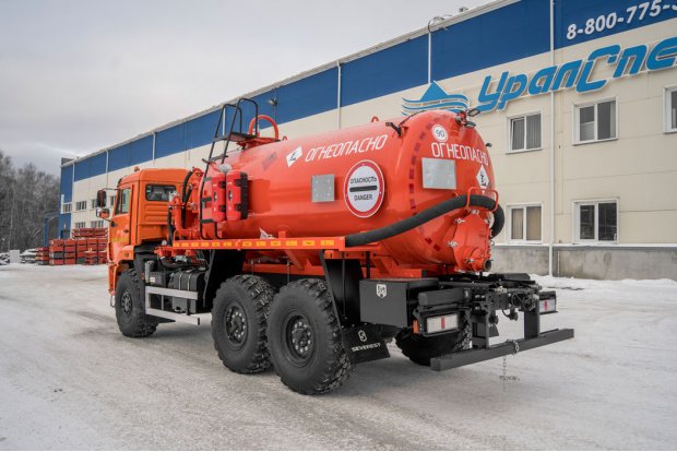 Автоцистерна нефтепромысловая АКН-10 ВК Камаз 43118,ДОПОГ, УВЭОС