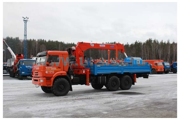 Лесовоз бортовой Камаз с КМУ KS-1256G-II
