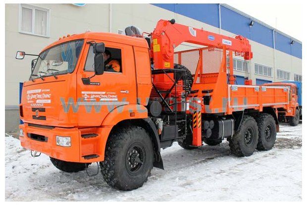 Лесовоз бортовой Камаз с KS-1256G-II