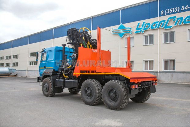 Лесовоз Урал 44202 с ГМ ОМТЛ-120-02 УСТ-5453