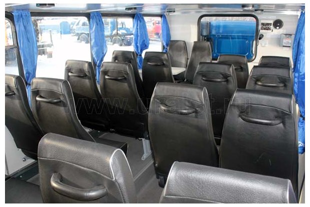 Салон вахтового автобуса Камаз