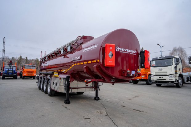 Полуприцеп цистерна для ГСМ ППЦ 32К-42ЛЛ-4 BPW SEVEREST высота ССУ 1150 мм