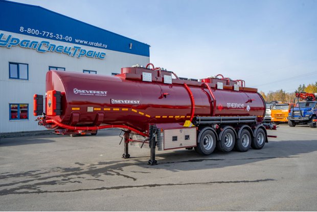 Полуприцеп цистерна для ГСМ ППЦ 32К-42ЛЛ-4НР SAF SEVEREST