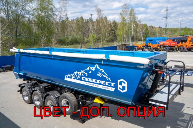 Полуприцеп самосвал ППС 34-32Л BPW SEVEREST высота ССУ 1300 мм оси 12 тн