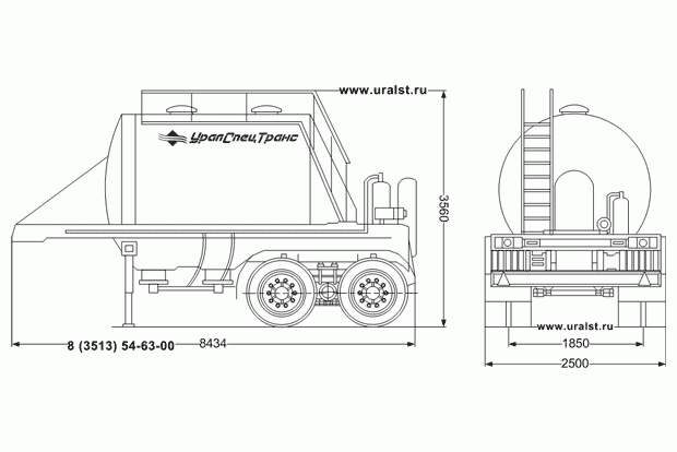ПОЛУПРИЦЕП ЦЕМЕНТОВОЗ - 964807