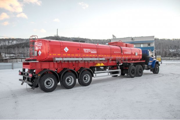 Полуприцеп цистерна ППЦ 26-31 BPW УСТ 94651 рамная