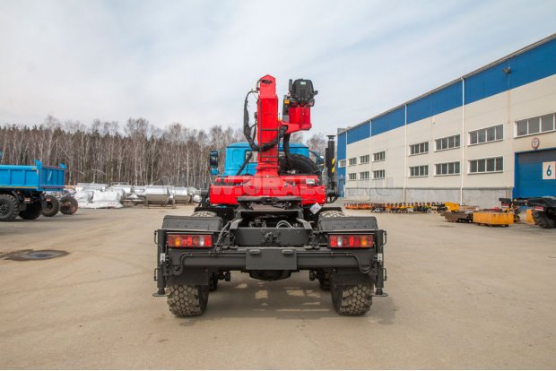  Седельный тягач с КМУ ИТ-180 (тросовый) УСТ 5453 Урал-4320-60Е5